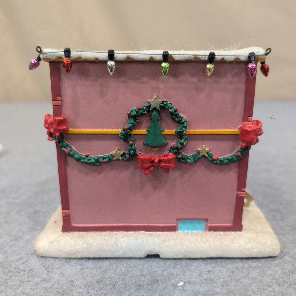 The Simpsons Christmas Village King Toots Music Store Light Up Building Decor - Picture 6 of 9